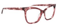 Cat Eye Light/Maroon Eyeglasses | Vooglam.com