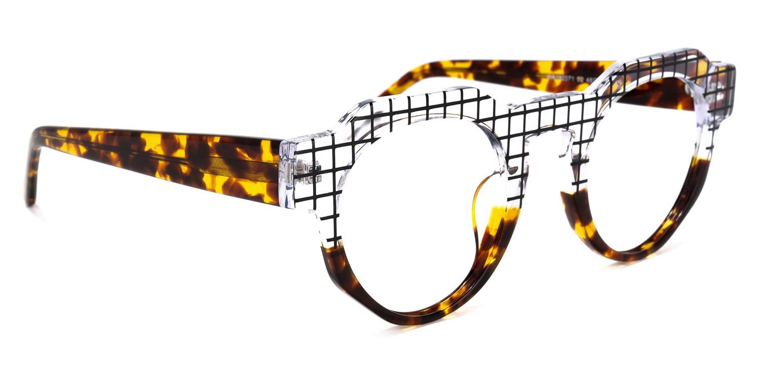 Annaisha - Round Tortoise Eyeglasses | Vooglam 5