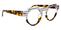 Annaisha - Round Tortoise Eyeglasses | Vooglam 