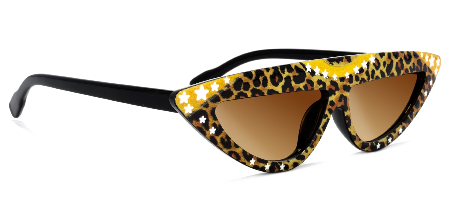 Cat Eye Leopard/Print Sunglasses