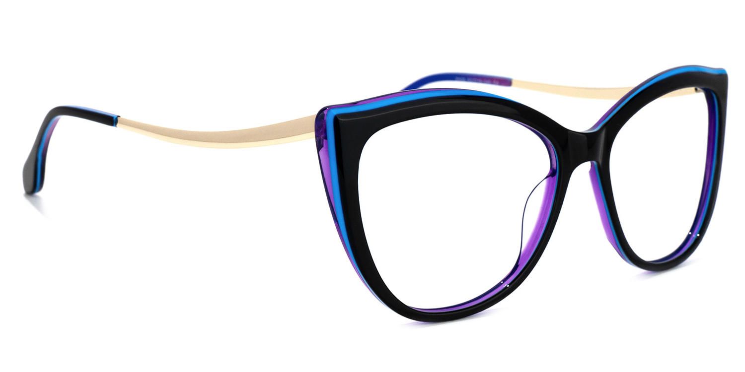 Chetta - Cat Eye Blue Eyeglasses product detail 5