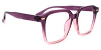 Square Purple Eyeglasses | Vooglam.com 