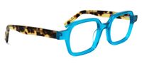 Rectangle Blue Eyeglasses | Vooglam.com 