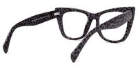 Cat Eye Purple Eyeglasses | Vooglam.com Side View