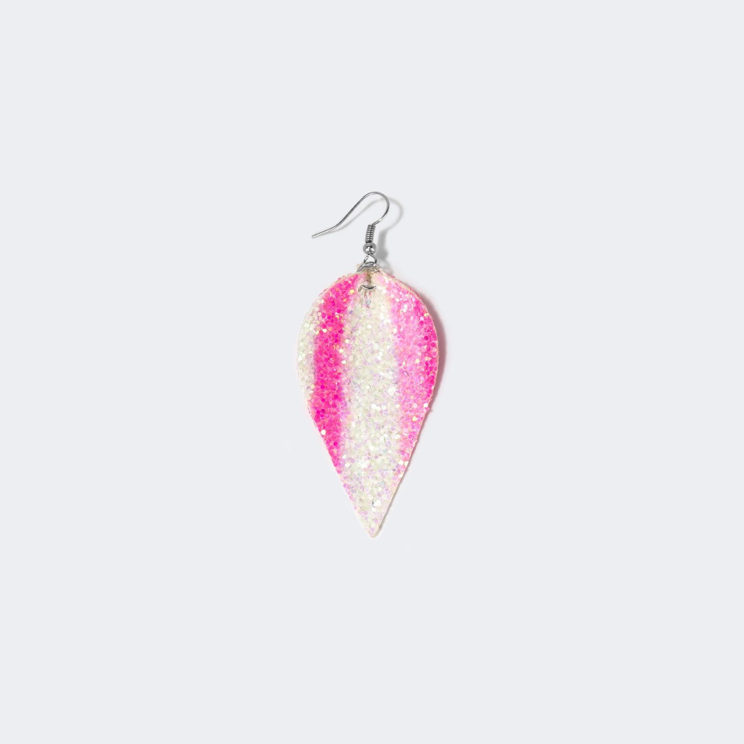 Mermaid Tail Pierced Earrings by Vooglam.com - Side View