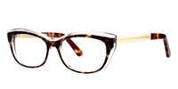 Poppy Rectangle Tortoise Eyeglasses - 3