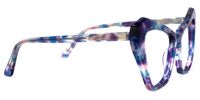 Kellee - Cat Eye Purple/Floral Eyeglasses | Vooglam