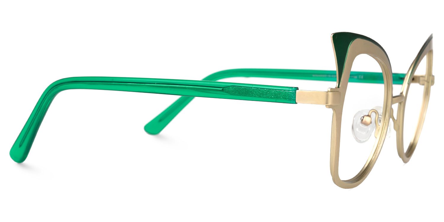 Rainey - Cat Eye Gold Eyeglasses product detail 4