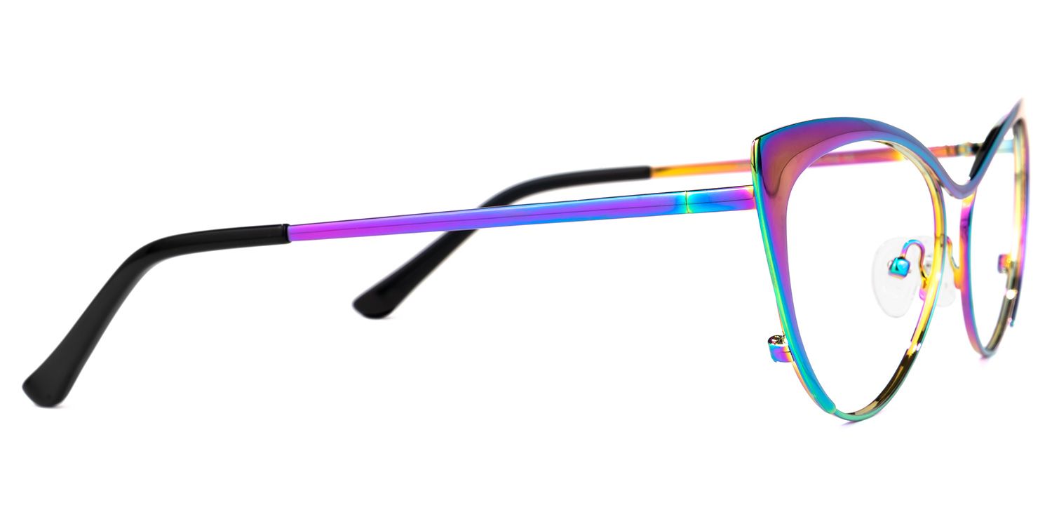 Annabelle - Funky Aurora Cat Eye Glasses | Vooglam 4