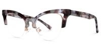 Drayton - Cat Eye Tortoise Eyeglasses | Vooglam Front View