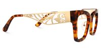 Vaughn - Aviator Tortoise Eyeglasses | Vooglam 