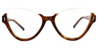 Omayra - Cat Eye Tortoise Eyeglasses | Vooglam Angle View