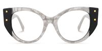 Kornegay - Cat Eye Grey Eyeglasses - 1