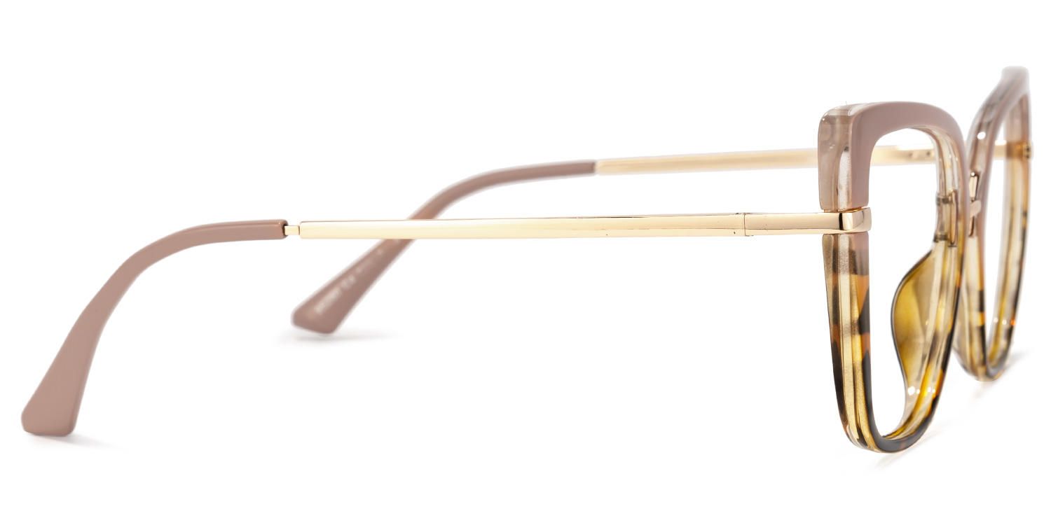 Declan - Rectangle Pink Eyeglasses | Vooglam 4