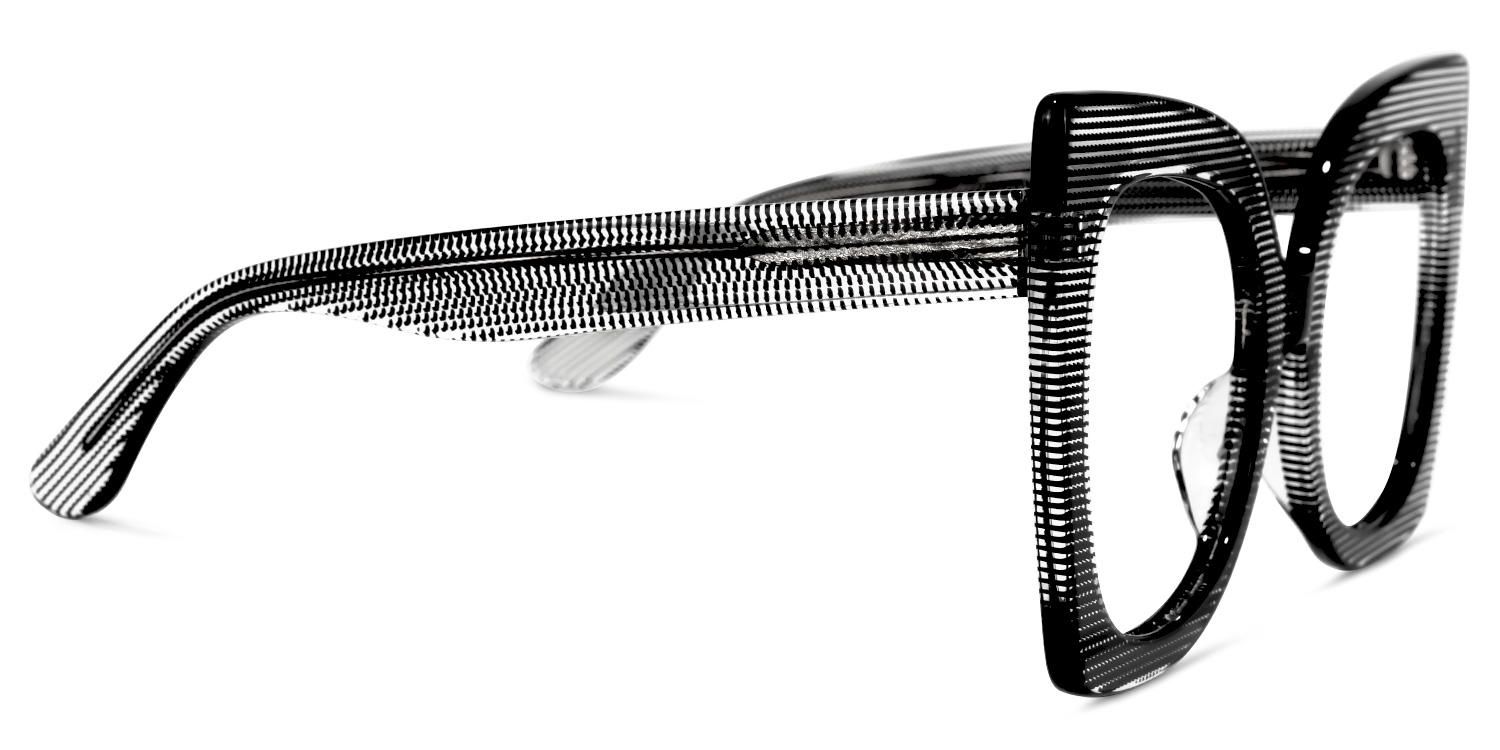 Butterfly Black/Crystal Eyeglasses | Vooglam.com 4