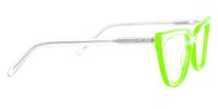 Lyuba - Rectangle Green Eyeglasses | Vooglam 