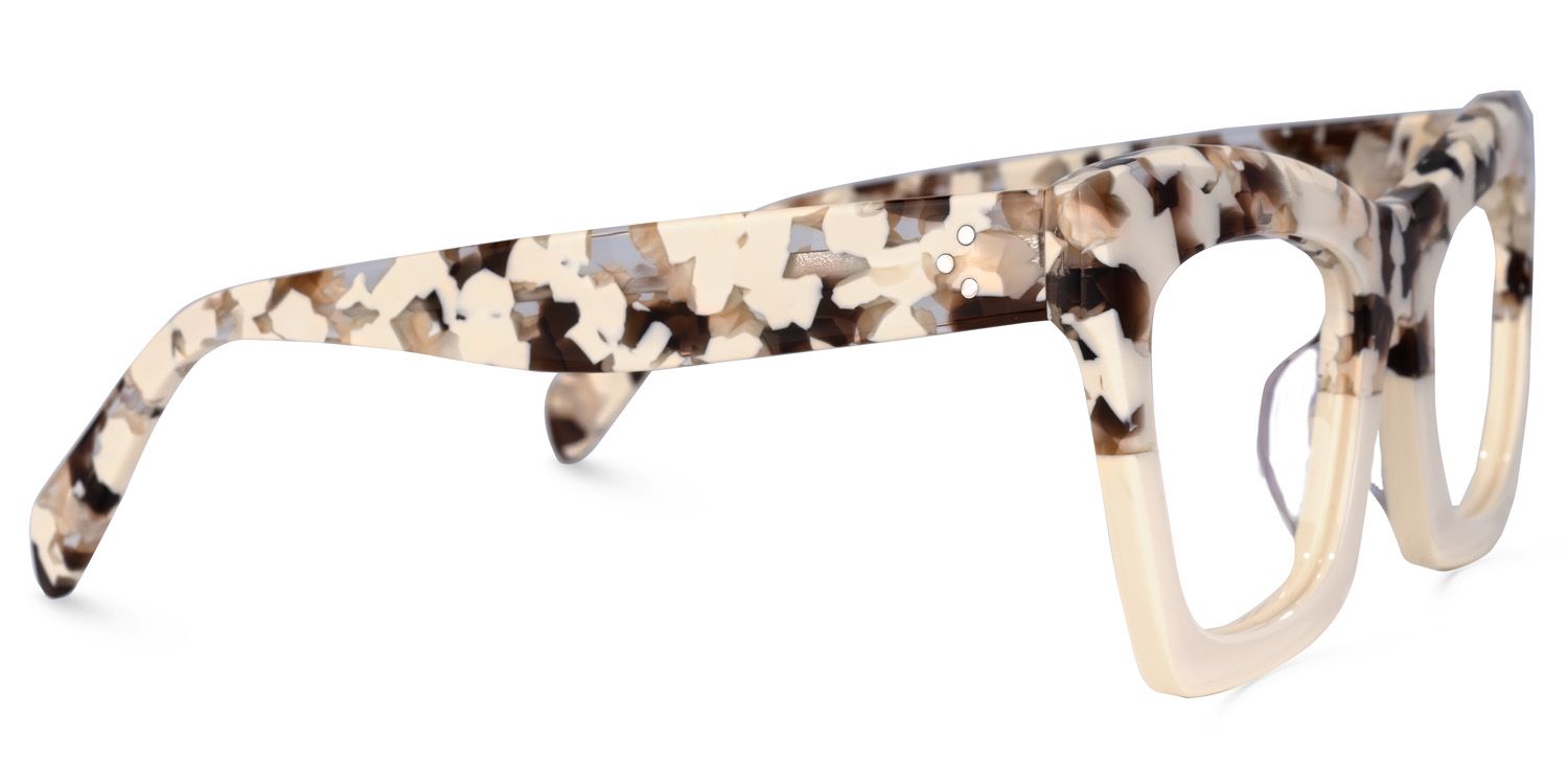 Sienna - Classy Light Tortoise Shell Eyeglasses | Vooglam 4