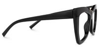 Maud - Geometric Black Eyeglasses - 4