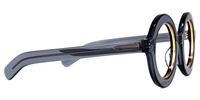 Almon - Round Grey Eyeglasses | Vooglam 