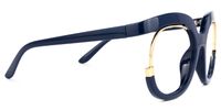 Fredia - Dark Blue Avant-Garde Frame Glasses | Vooglam