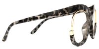 Fredia - Leopard Print Glasses with Gold Detail | Vooglam 