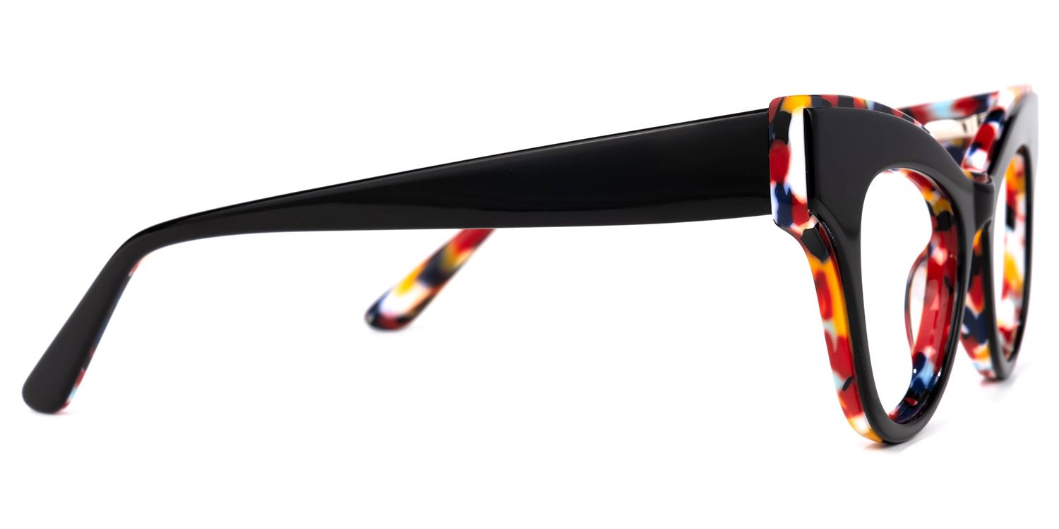 Bostick - Cat Eye Black Eyeglasses | Vooglam 4