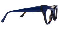 Bostick - Cat Eye Blue Eyeglasses | Vooglam