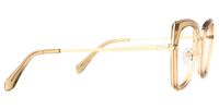 Lobato - Square Brown Eyeglasses | Vooglam 