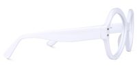 Round White Eyeglasses | Vooglam.com 