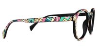 Minnie - Round Pattern Eyeglasses│Vooglam