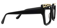 Fabianne - Square Black Eyeglasses | Vooglam 