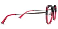 Sherrod - Round Red Eyeglasses | Vooglam 