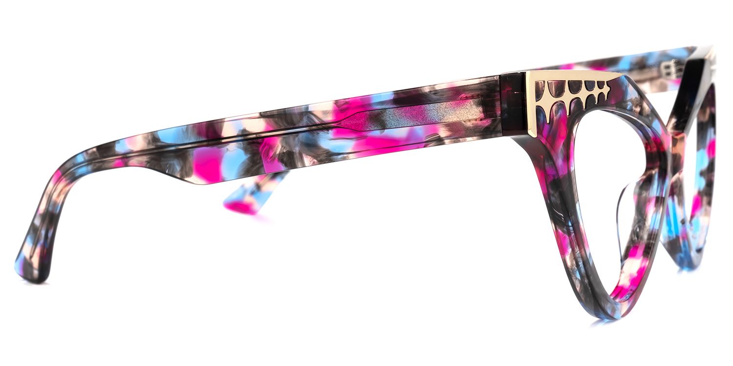 Estrada - Cat Eye Floral Eyeglasses | Vooglam 4
