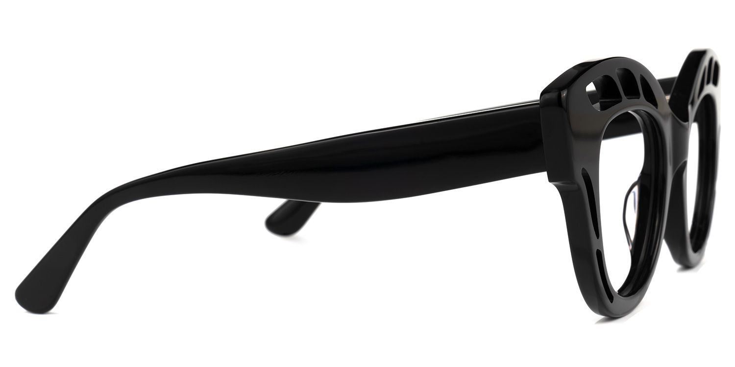 Wimberly - Cat Eye Black Eyeglasses | Vooglam 4