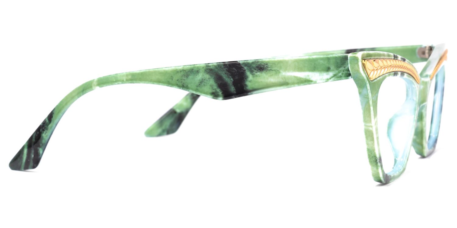 Hurtado - Cat Eye Green Eyeglasses product detail 4