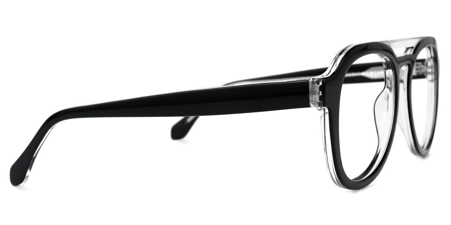 Barraza - Aviator Black Eyeglasses | Vooglam 4
