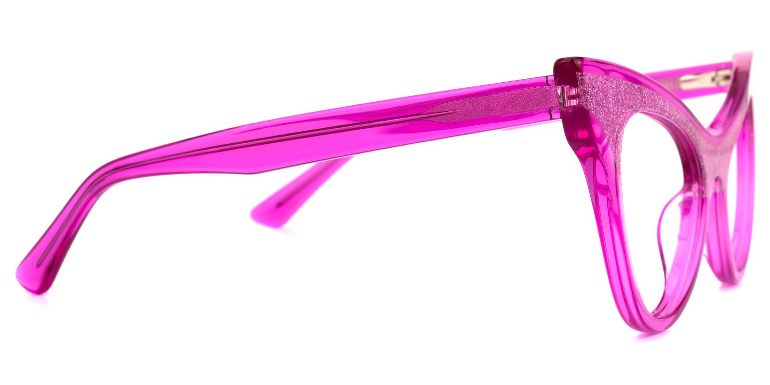 Cintron - Cat Eye Pink Eyeglasses | Vooglam 4