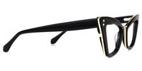 Ferreira - Cat Eye Black Eyeglasses | Vooglam 