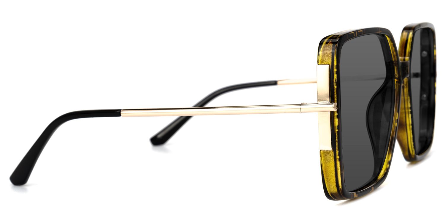 Bautista - Square Tortoise Sunglasses | Vooglam 4