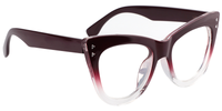Cat Eye Romantic Wine/Red Eyeglasses VFP0243-01 | Vooglam Eyeglasses 