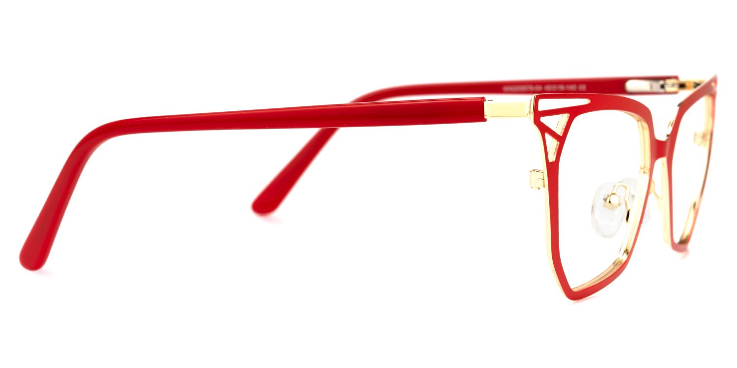 Prianti - Cat Eye Red Eyeglasses product detail 4