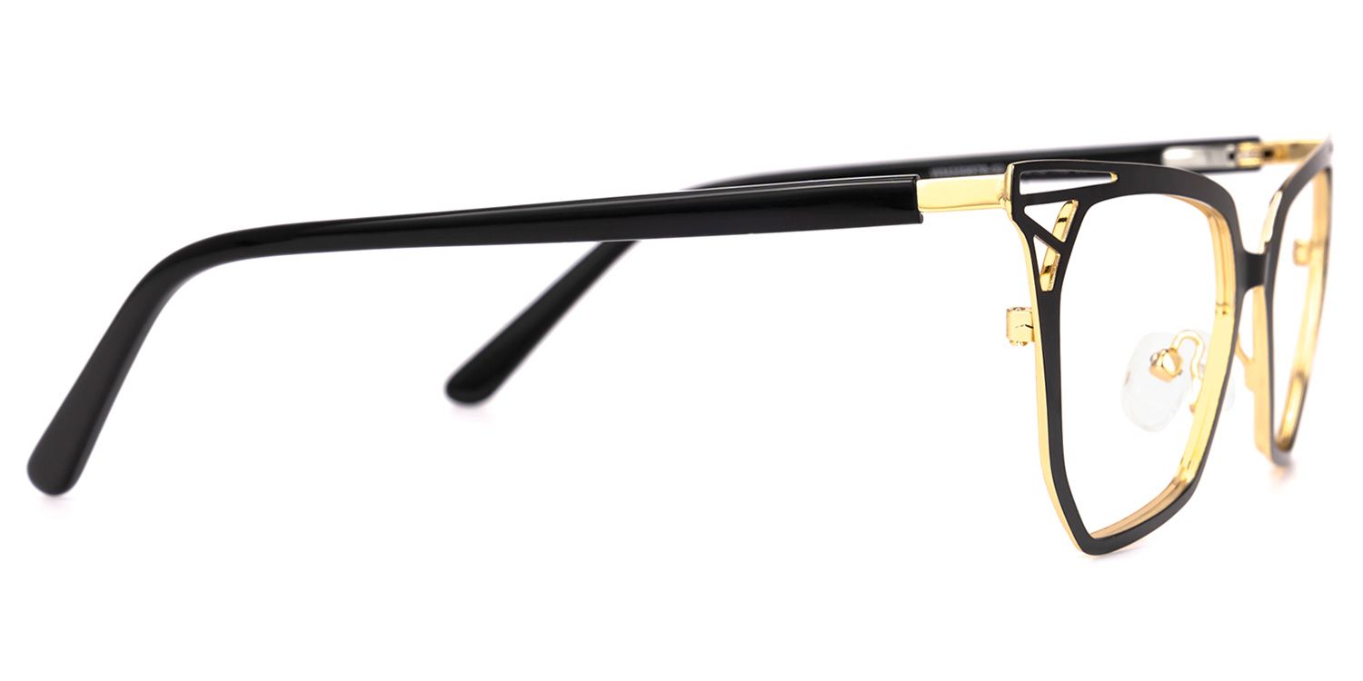 Prianti - Cat Eye Black Eyeglasses | Vooglam 4