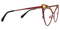 Idaliz - Cat Eye Red Eyeglasses | Vooglam 