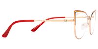 Abarne - Cat Eye Red Eyeglasses | Vooglam 