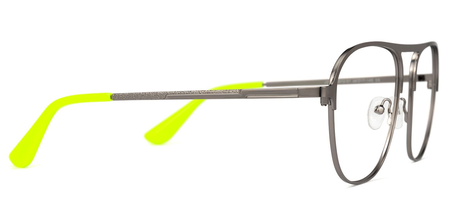 Abdalah - Aviator Grey Eyeglasses product detail 4