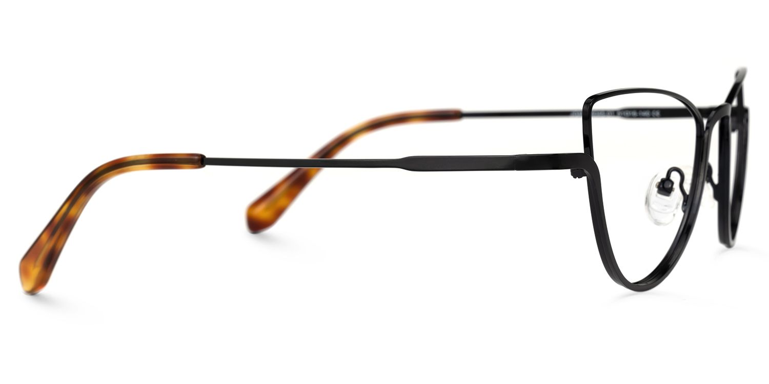 Acco - Cat Eye Black Eyeglasses | Vooglam 4
