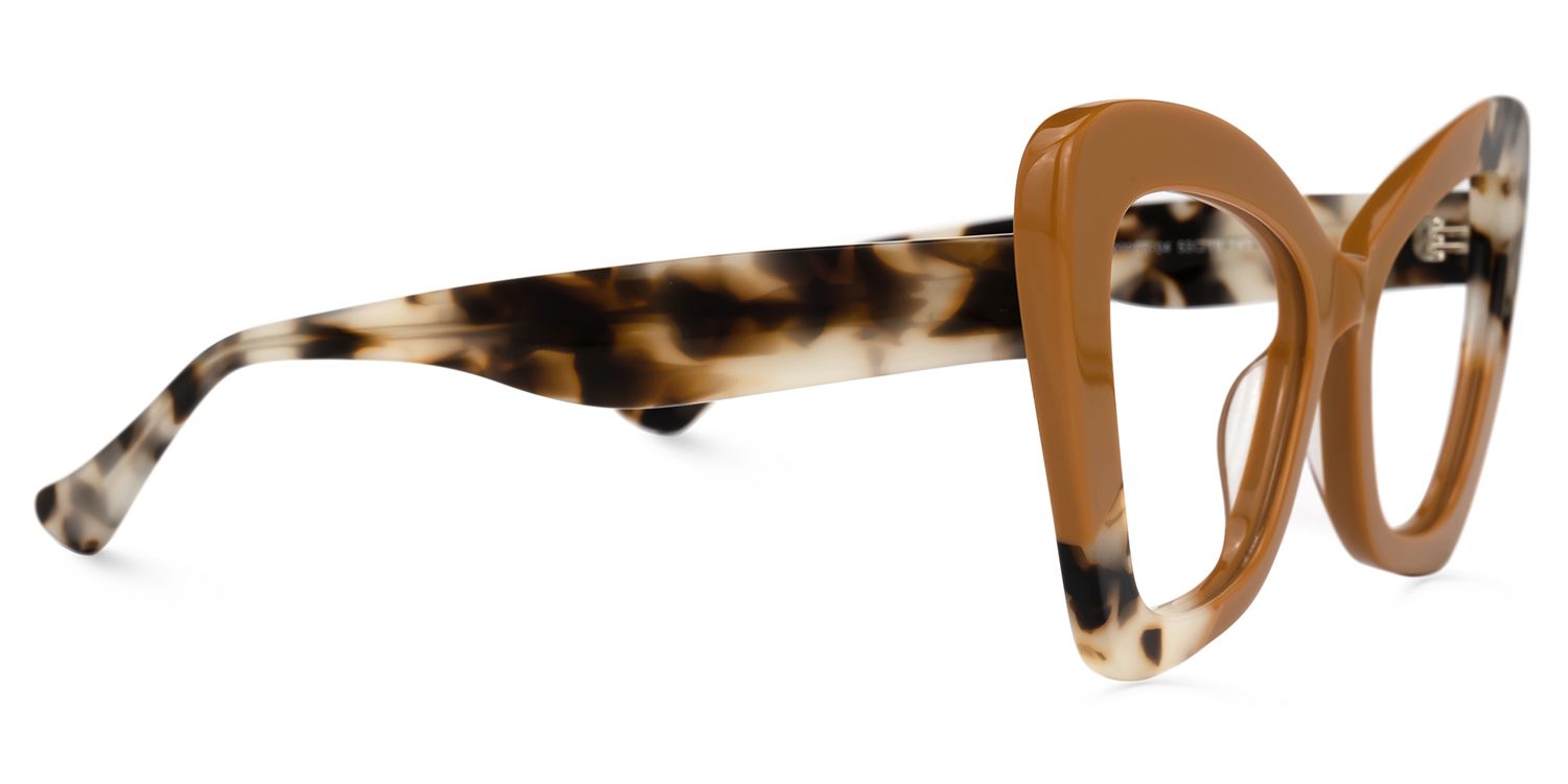 Aceso - Butterfly Brown/Tortoise Eyeglasses | Vooglam 4
