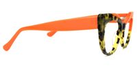 Marian - Geometric Orange Eyeglasses | Vooglam 