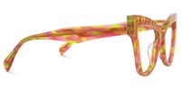 Adamaris - Cat Eye Red/Floral Eyeglasses | Vooglam