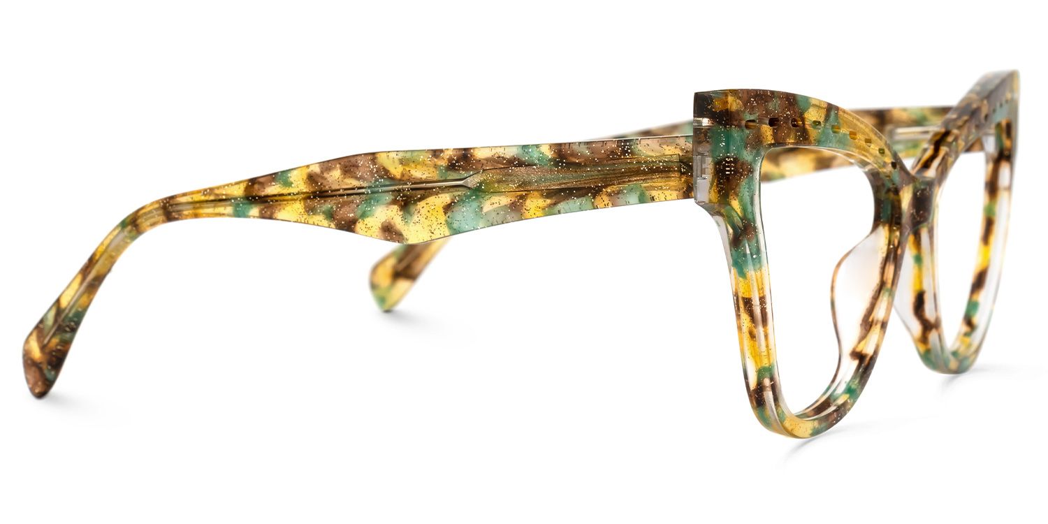 Adamaris - Cat Eye Yellow/Floral Eyeglasses product detail 4